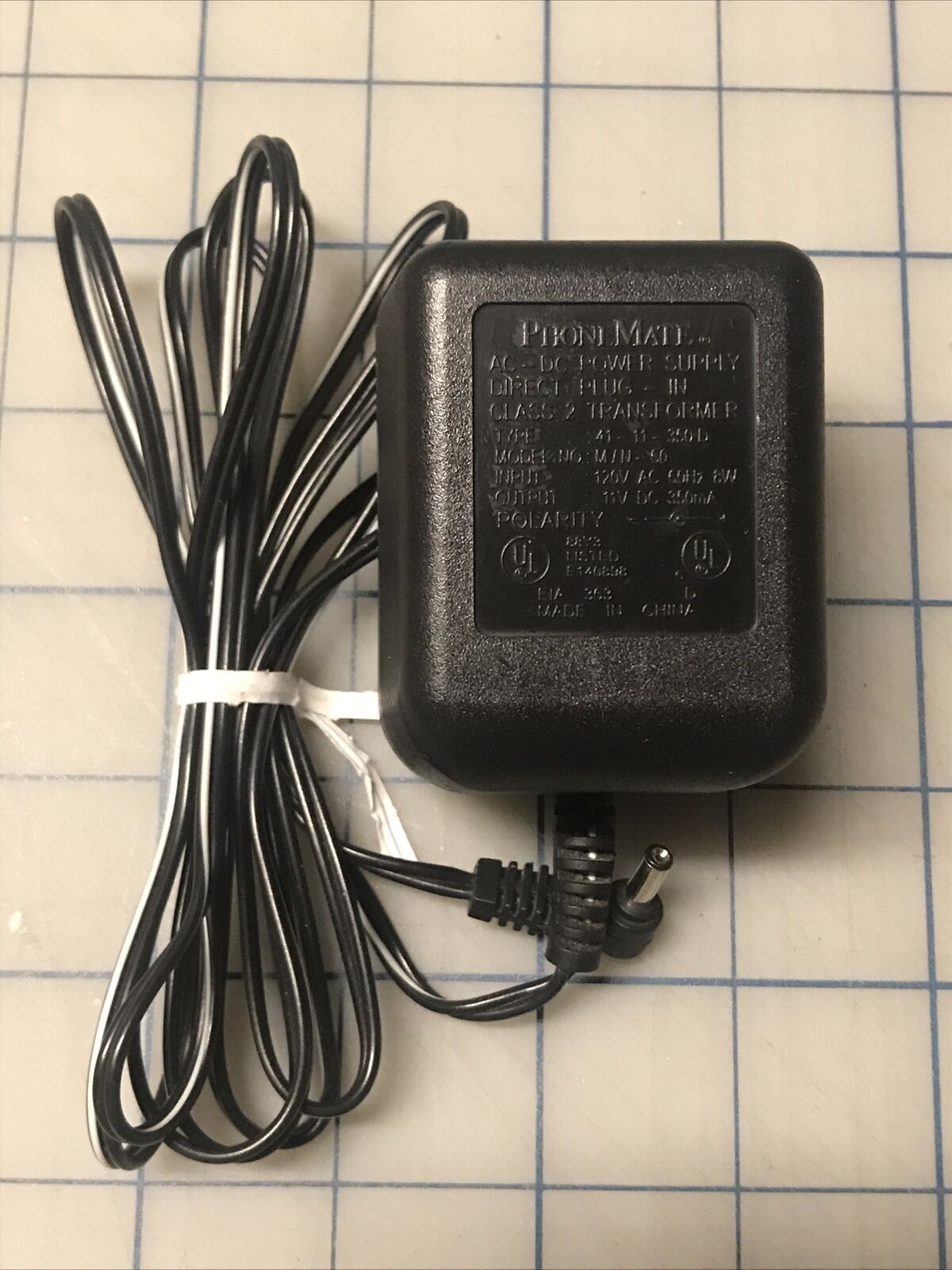 *Brand NEW* PhoneMate M/N-60 DC 11V 350mA AC DC ADAPTE POWER SUPPLY